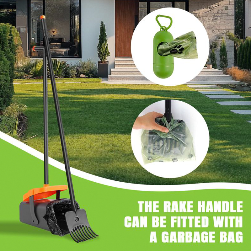 Long-Handle Dog Pooper Scooper Set