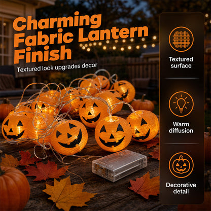 Halloween Pumpkin String Lights