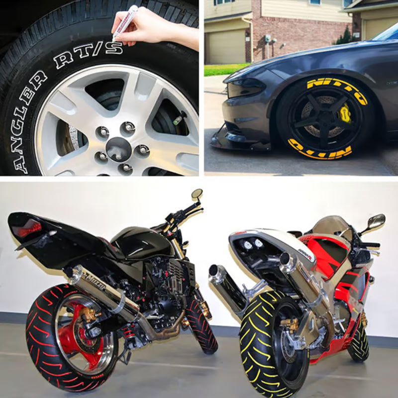 🔥HOT SALE 50%OFF🚗Oil-Based Waterproof Tire Paint Marker