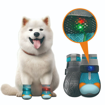⏳Limited-time 50% off⏰Breathable Mesh Dog Shoes with Luminous Design🐶👟