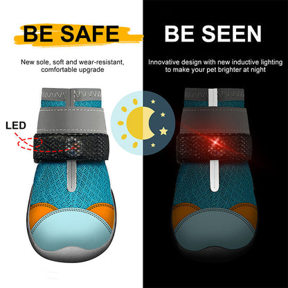 ⏳Limited-time 50% off⏰Breathable Mesh Dog Shoes with Luminous Design🐶👟