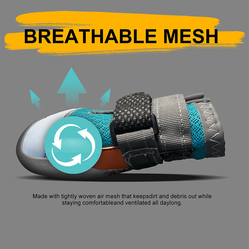 ⏳Limited-time 50% off⏰Breathable Mesh Dog Shoes with Luminous Design🐶👟