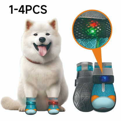 ⏳Limited-time 50% off⏰Breathable Mesh Dog Shoes with Luminous Design🐶👟