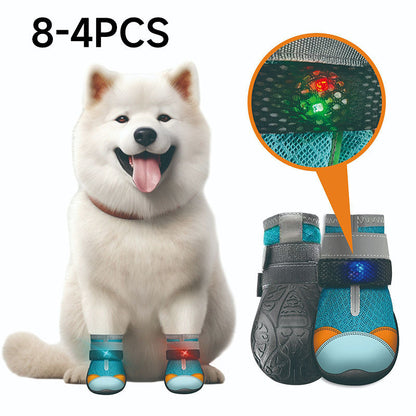 ⏳Limited-time 50% off⏰Breathable Mesh Dog Shoes with Luminous Design🐶👟