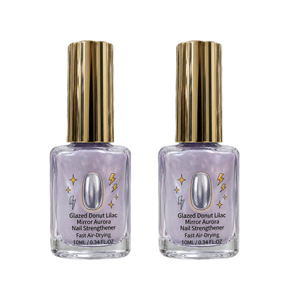 📢📢50% OFF !! ⏰Lilac Glossy Mirror Nail Strengthener