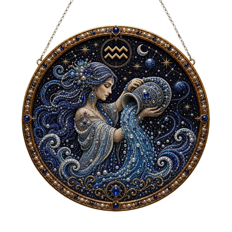 DIY Celestial Zodiac Pearl Painting Kit