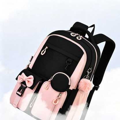 Cute Bowknot Lightweight School Backpack