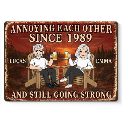 Vintage Style Wooden Hanging Sign