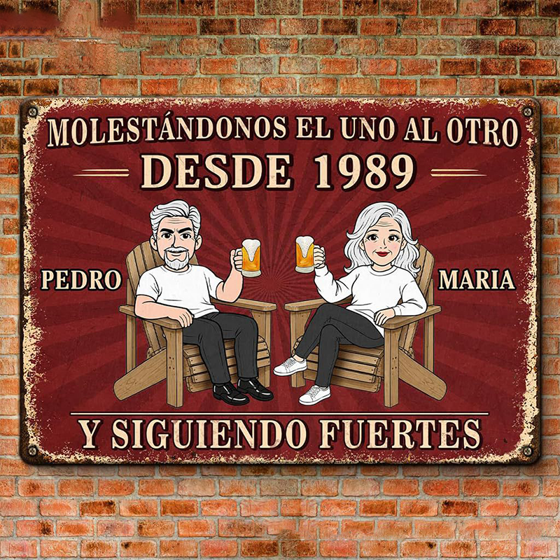 Vintage Style Wooden Hanging Sign