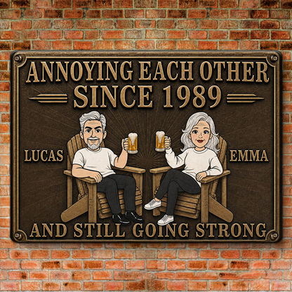 Vintage Style Wooden Hanging Sign