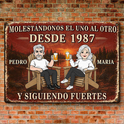 Vintage Style Wooden Hanging Sign