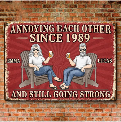 Vintage Style Wooden Hanging Sign