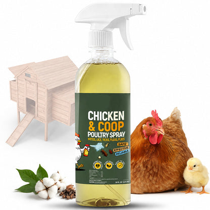 🐔 Botanical Poultry & Coop Care Spray for Routine Maintenance