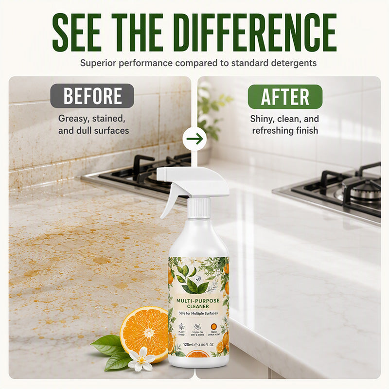 🧴🧽 Heavy Duty Kitchen Degreaser Spray – Powerful Grease Remover For Home Cleaning