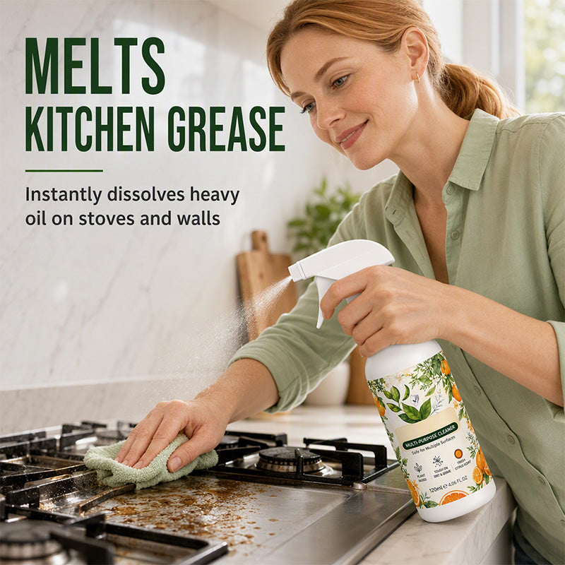 🧴🧽 Heavy Duty Kitchen Degreaser Spray – Powerful Grease Remover For Home Cleaning