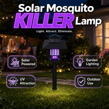 Solar Mosquito Killer Outdoor Ground Stake Lamp