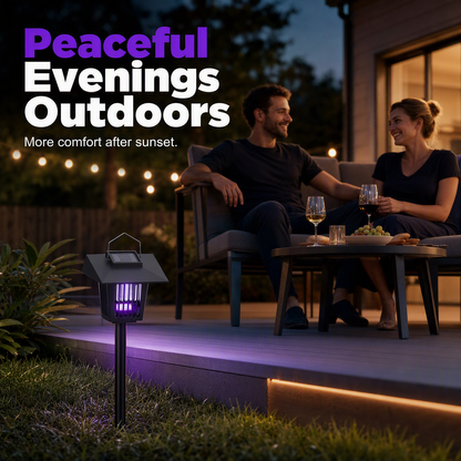 Solar Mosquito Killer Outdoor Ground Stake Lamp