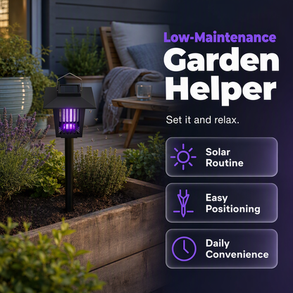 Solar Mosquito Killer Outdoor Ground Stake Lamp