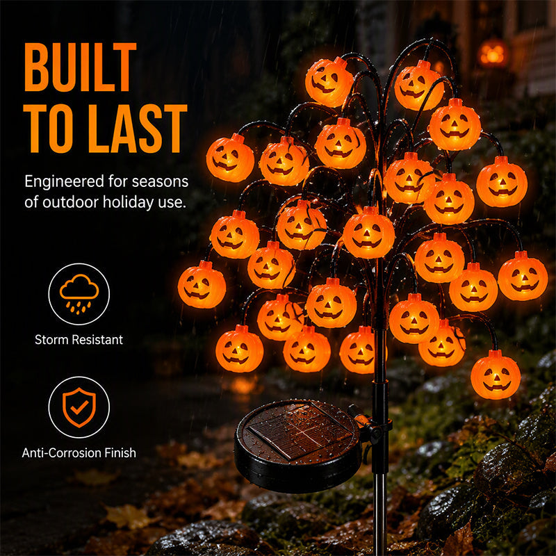 🥳2026 HOT SALE🥳💞50K+ SOLD!🎃🦇 50% OFF!👻Waterproof Halloween Pumpkin Solar Branch Lights