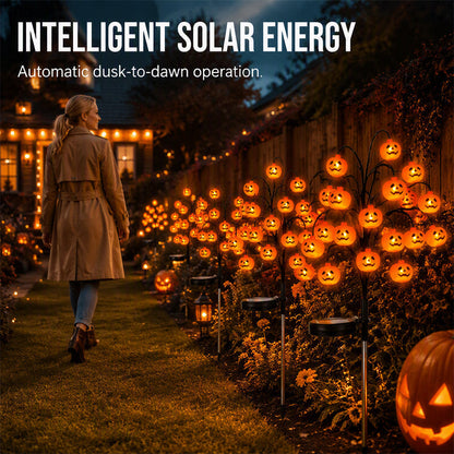 🥳2026 HOT SALE🥳💞50K+ SOLD!🎃🦇 50% OFF!👻Waterproof Halloween Pumpkin Solar Branch Lights