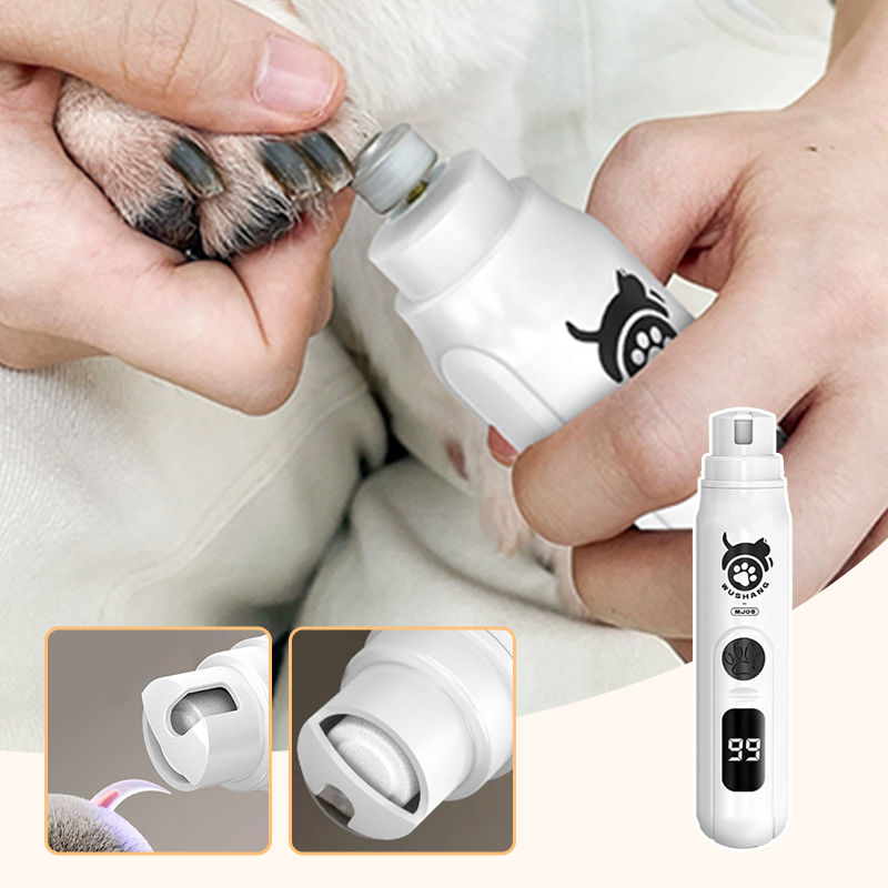 🔥HOT SALE 50%OFF🔥Pet Low-Noise Digital Display Electric Nail Grinder