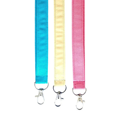 Plain Fabric Pen Lanyard