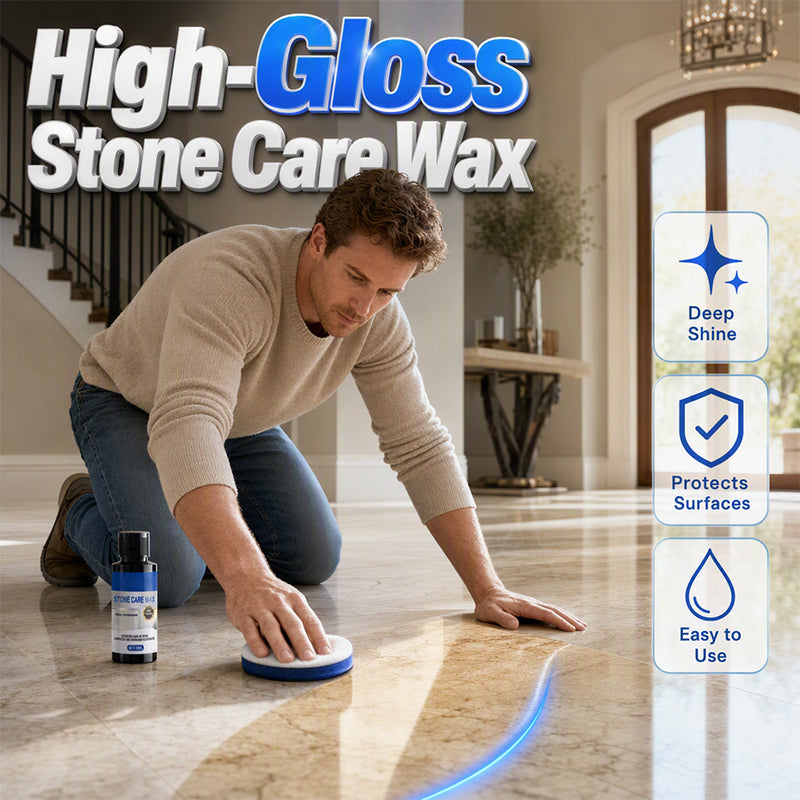 High-Gloss Stone Care Wax