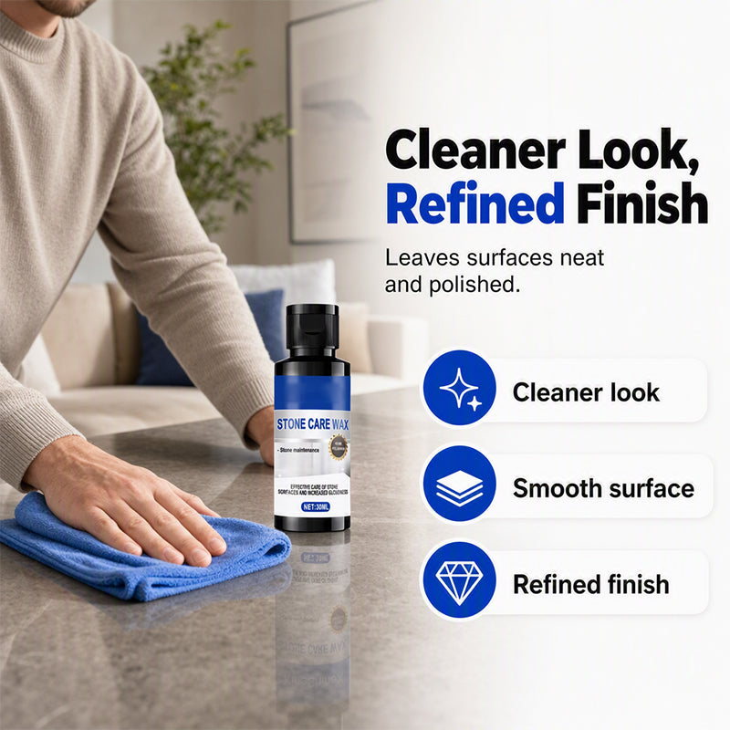 High-Gloss Stone Care Wax