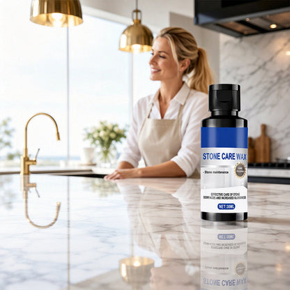 High-Gloss Stone Care Wax