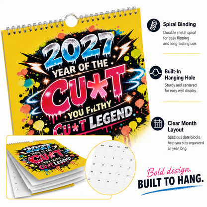 Funny Graffiti Wall Calendar