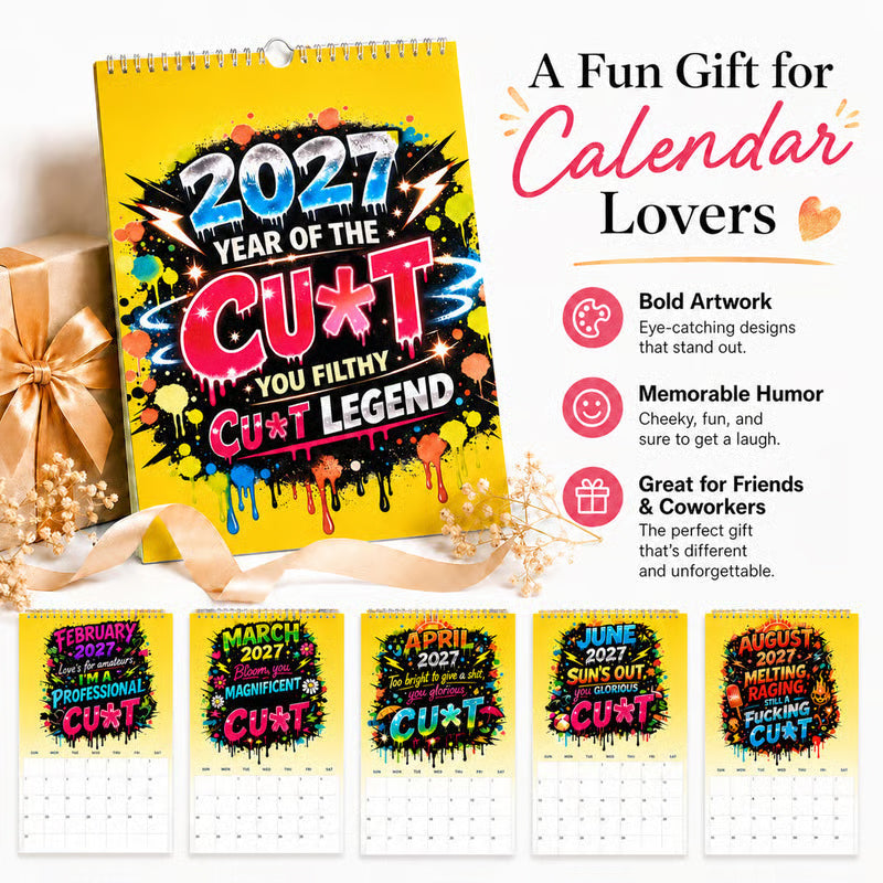 Funny Graffiti Wall Calendar