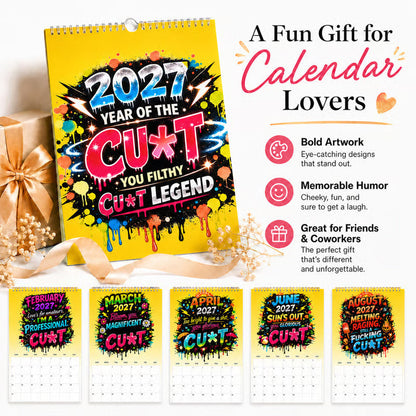 Funny Graffiti Wall Calendar