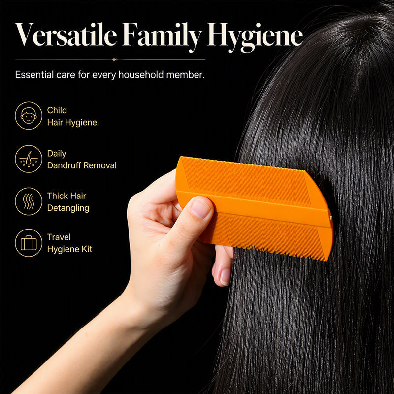 Double-Sided Fine Tooth Lice Comb