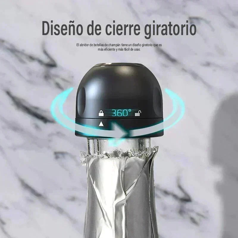 🍾50% OFF NOW! Twist‑Lock Wine and Champagne Bottle Stoppers, Reusable Silicone Sealed Sparkling Wine Bottle Preserver, Leak‑Proof Twist Lock Bottle Cap for Champagne, Prosecco & Sparkling Wines