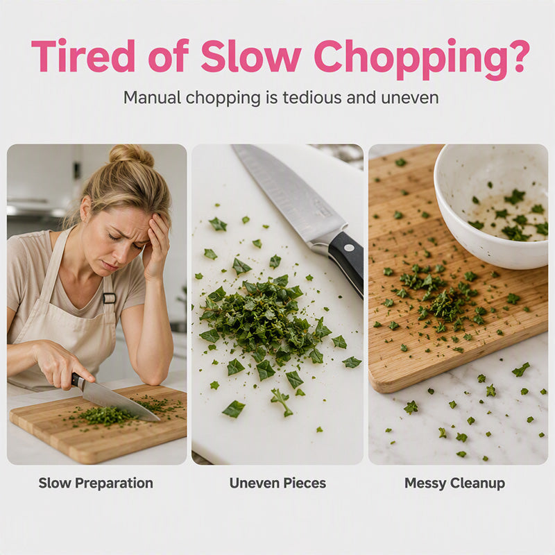 ✂️ Chop Herbs 5X Faster with Smart Kitchen Scissors 🌿