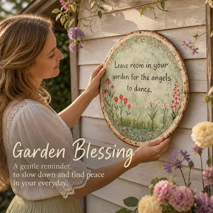 Vintage Garden Wall Plaque