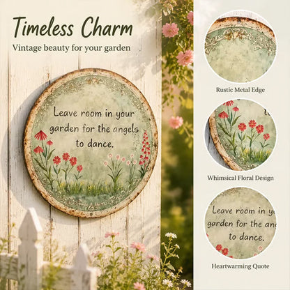 Vintage Garden Wall Plaque