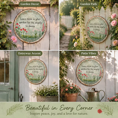 Vintage Garden Wall Plaque