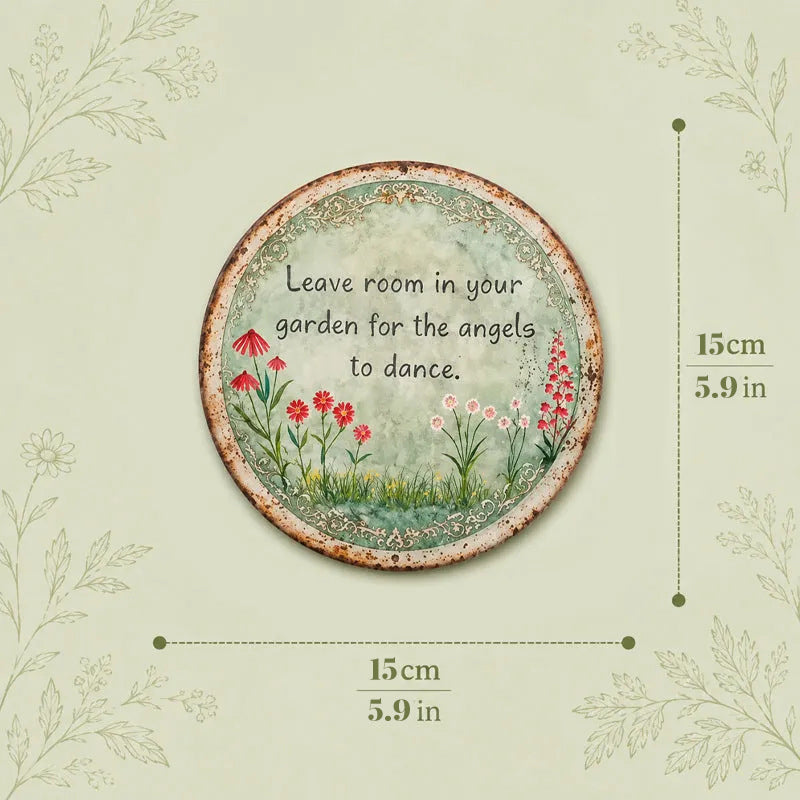 Vintage Garden Wall Plaque