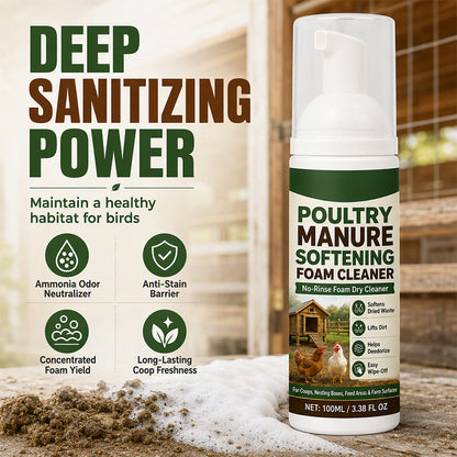 Poultry Manure Softening Foam Cleaner
