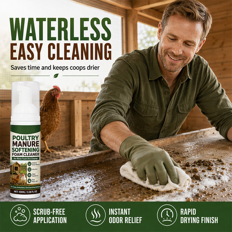 Poultry Manure Softening Foam Cleaner