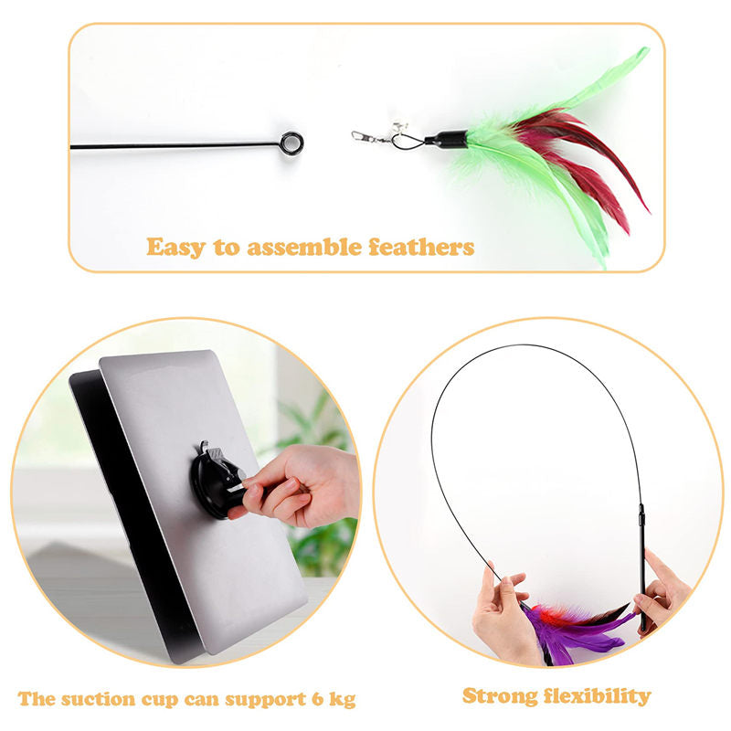 🎅Christmas Pre-sale🌲Interactive Bird Simulation Cat Toy Set
