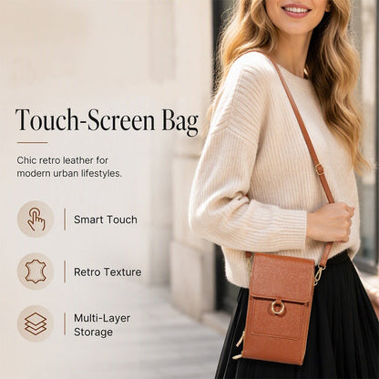 Anti-Theft Touchscreen Crossbody Phone Bag