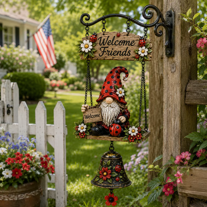 🔥HOT SALE💞50K+ SOLD!⏳✨Gnome Welcome Doorbell Outdoor Decor