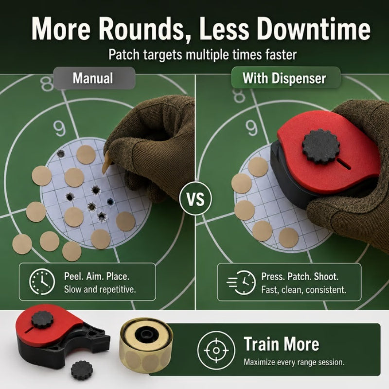 3D Printed Shooting Target Sticker Dispenser