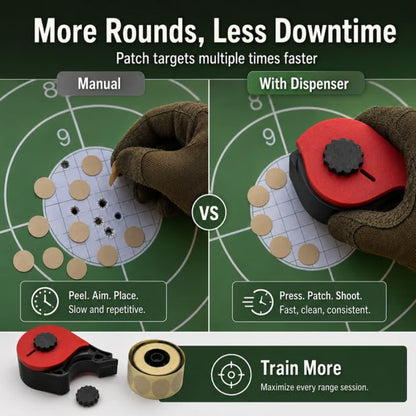 3D Printed Shooting Target Sticker Dispenser