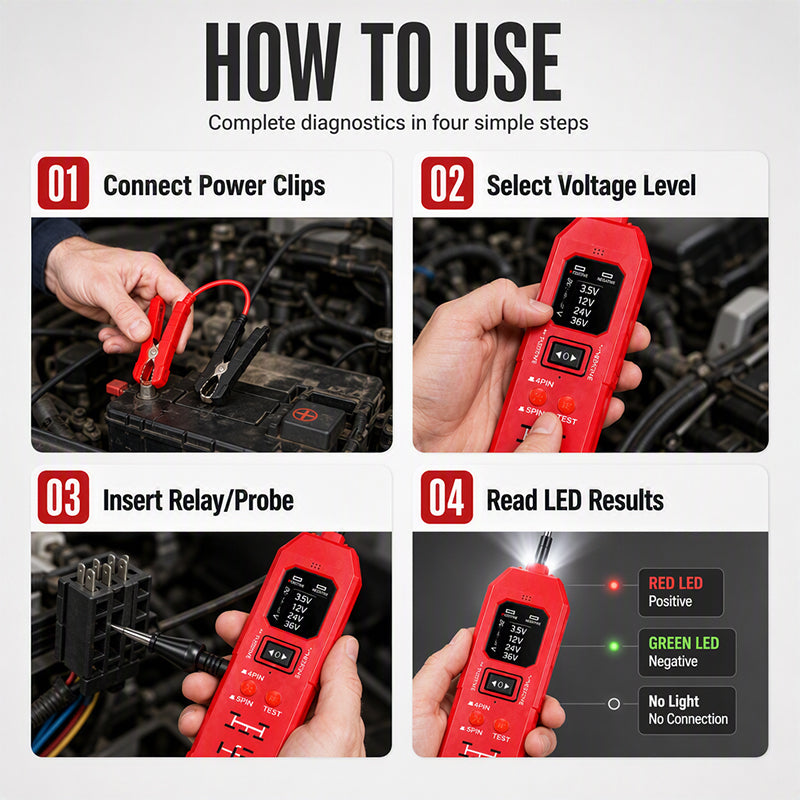 ⏳Time-Limited Special⏰🔧 Automotive Circuit Tester with Digital Display