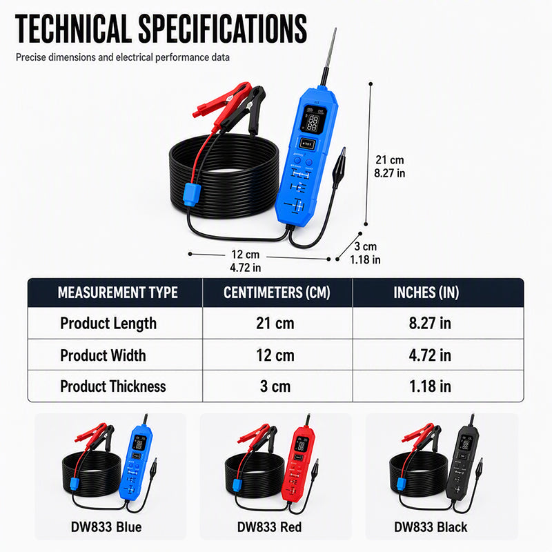 ⏳Time-Limited Special⏰🔧 Automotive Circuit Tester with Digital Display