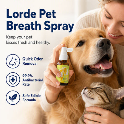 Pet Breath Freshener Spray for Dogs and Cats