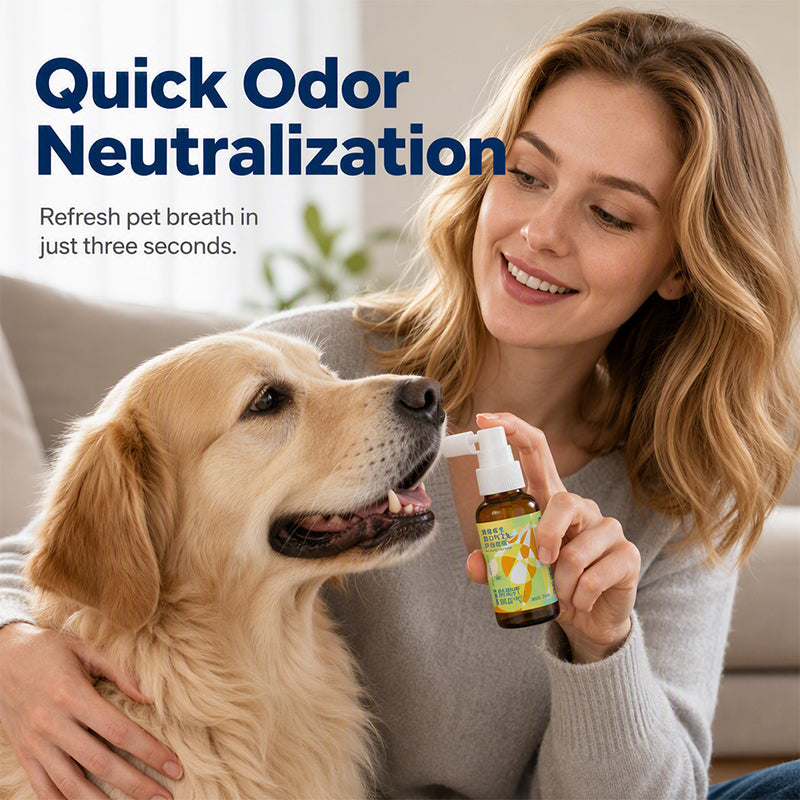Pet Breath Freshener Spray for Dogs and Cats